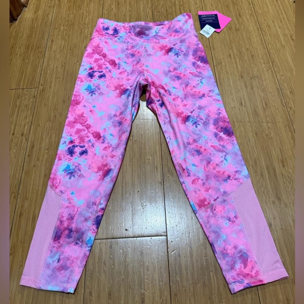 Pink Tie-Dye Leggings